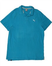 Polo uomo PUMA 2XL blu cotone