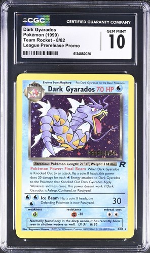 Dark gyarados holo 8 - dark, #8