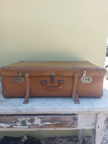 Valigia vintage cartone - valigia,