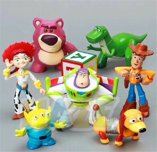 8pcs set toy story woody - woody, buzz