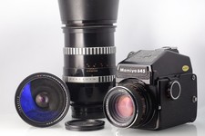 Mamiya 645 J +80mm f2.8+180mm f2,8+50mm f4 in Good Condition Without Box