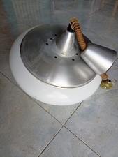 lampadario a sospensione vintage In Alluminio E Plastica D. Cm.42 Alt.Regolabile