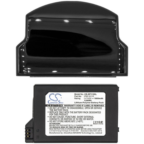 Batteria 1800 mah per psp - 1800,