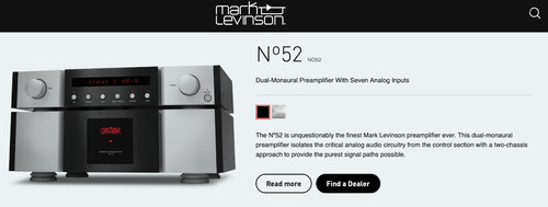 Mark levinson stereo - levinson,