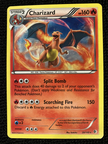 Carta pokemon charizard holo - carta,