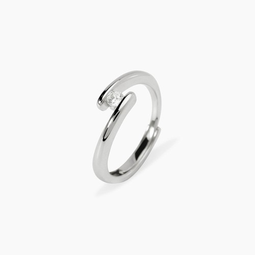 Anello donna solitario mabina - anello,