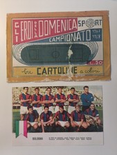 Figurine Cartoline Gli Eroi Della Domenica 1967/68 Squadra Bologna Rarissima!