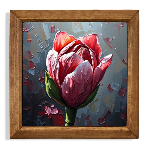 Arte parete pietra peonia - arte,