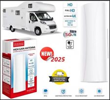 Antenna Tv Portatile Esterna Amplificata Per Camper Digitale Terrestre Filtro 5G