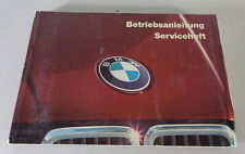 Manuale uso e manutenzione BMW Serie 3 E30 316 318i 320i 323i stand 08/1984