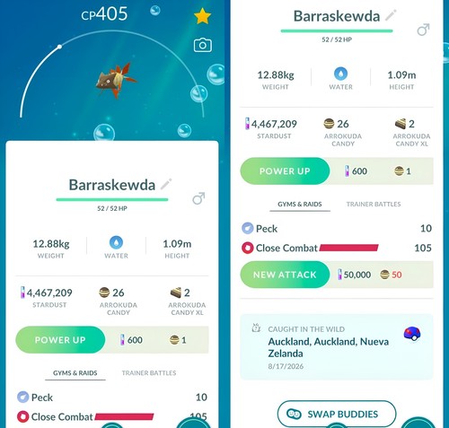 Pokemón barraskewda nuova - barraskewda,
