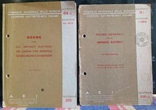 2 Libri Norme Generali Per impianti Elettrici + Luoghi Con Pericolo Esplosione