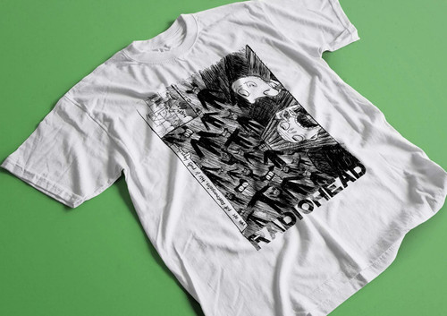 Shirt radiohead scribble - t-shirt,