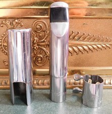 Berg Larsen Sassofono Tenore Vintage Acciaio Inox Boccaglio Lig & Cap - 100/1