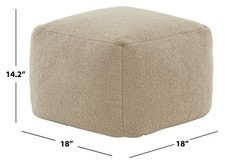 Safavieh samuels boucle pouf - samuels,