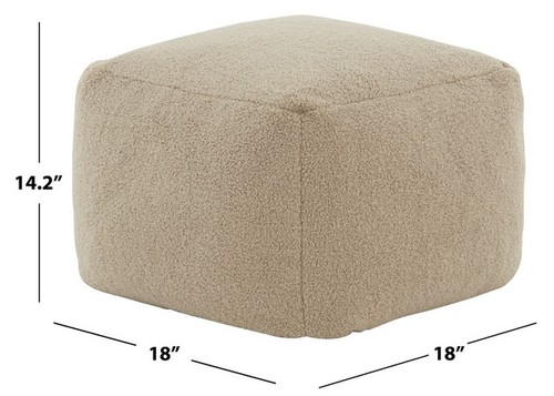Safavieh samuels boucle pouf - safavieh,