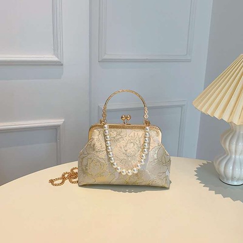 Pochette broccato seta - pochette, di