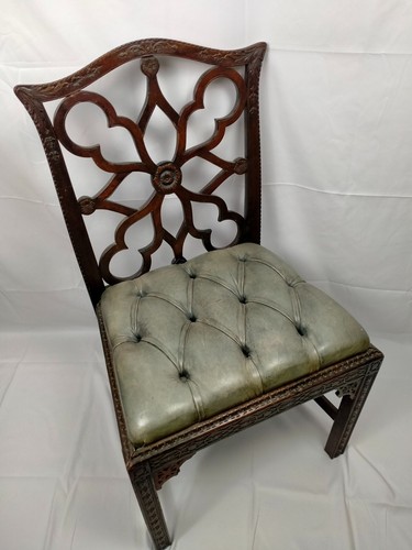 Sedia chesterfield legno - chesterfield,