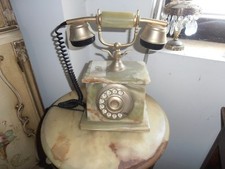 Vintage telefono in onice