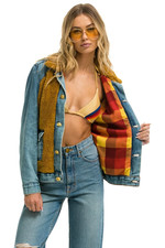 Giacca denim unisex nuova con