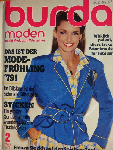Vecchio quaderno moda burda - quaderno,