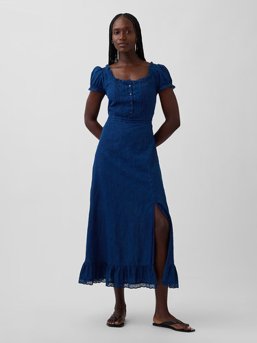Gap maxi abito ricamato - gap,