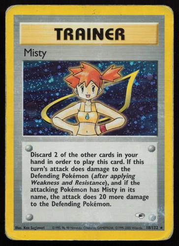 Pokemon tcg misty 132 - misty, 18/132