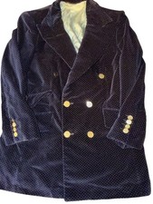 Giacca vintage velluto navy