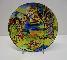 🟢  PIATTO COLLEZIONE "CERAMICHE D'ITALIA" PORCELLANA EPOCA 900-007---