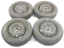 SET 4 CERCHI IN FERRO DA 15 POLLICI 4 FORI FIAT PUNTO 1.3 D 70KW 5M 5P (2012) RI
