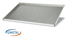 GIMETAL TEGLIA RETTANGOLARE ALLUMINATA PIZZA  60X40X2H PIZZERIA FORNO PLACCA