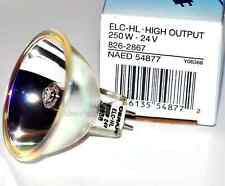 LAMPADA ELC-HL 54877-24 V 250 W GX5.3★PER PROIETTORE 16 mm (Bauer,Eiki,Elmo)★