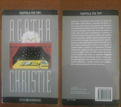 Trappola per topi agatha - per,