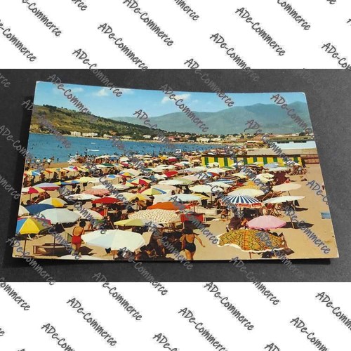 Cartolina scauri spiaggia - scauri,
