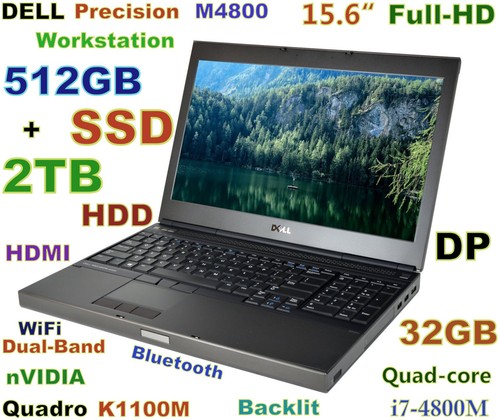 Workstation dell m4800 - m4800, i7-quad