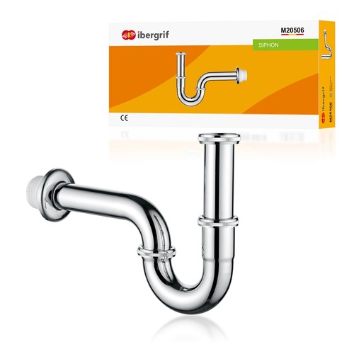 Sifone lavabo bagno acciaio - lavabo,