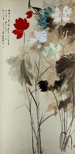 Acquerello cinese fine fiore - acquerello,