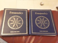 IL MONDO ENCICLOPEDIA 2 VOLUMI FRATELLI FABBRI EDITORI DEL 1967