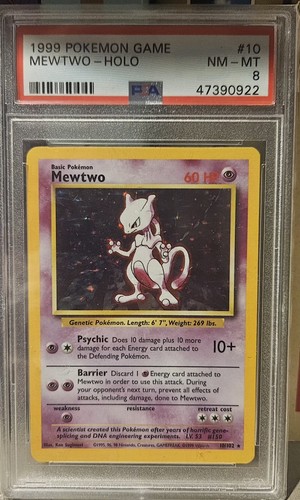 Carta pokemon mewtwo - pokemon, holo