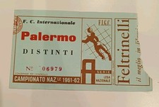 INTER VS PALERMO  USED TICKET