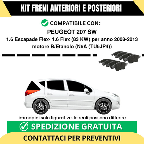 Pastiglie freno ant post - pastiglie,