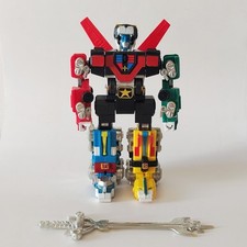 VOLTRON Motorized VINTAGE Robot Anni 80 MATTEL LJN Completo 5 LEONI e SPADA 