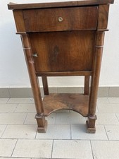 Comodino antico noce epoca - antico,