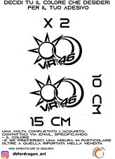 ADESIVI LOGO  STICKERS 46 SOLE E LUNA MOTO AUTO GP SPONSOR VALENTINO ROSSI VR46