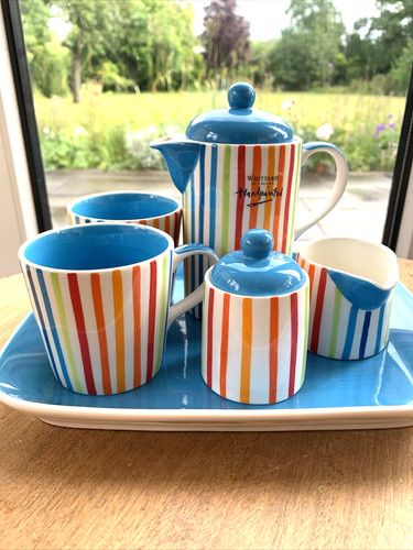 Set caffè dipinto mano - set, a