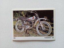 FIGURINA 300 ALL'ORA AUTO MOTO ED. SUPER RAF 1974 YAMAHA 125 n 385 CON VELINA