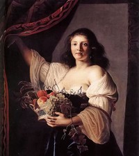 Dipinto olio bella figura