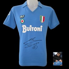 Maglia maglia Diego Maradona firmata/autografata Napoli 1987/1988 PROOF