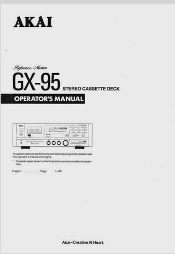 Akai lettore di - gx-95,