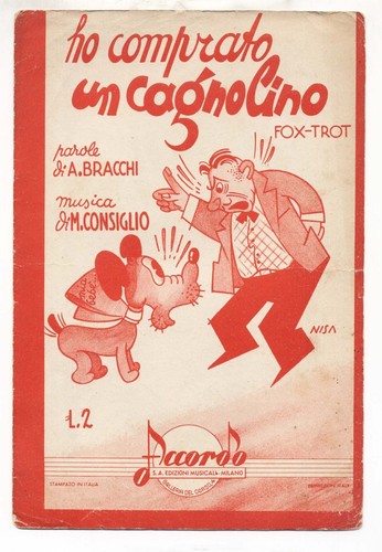 Spartito comprato un - ho,